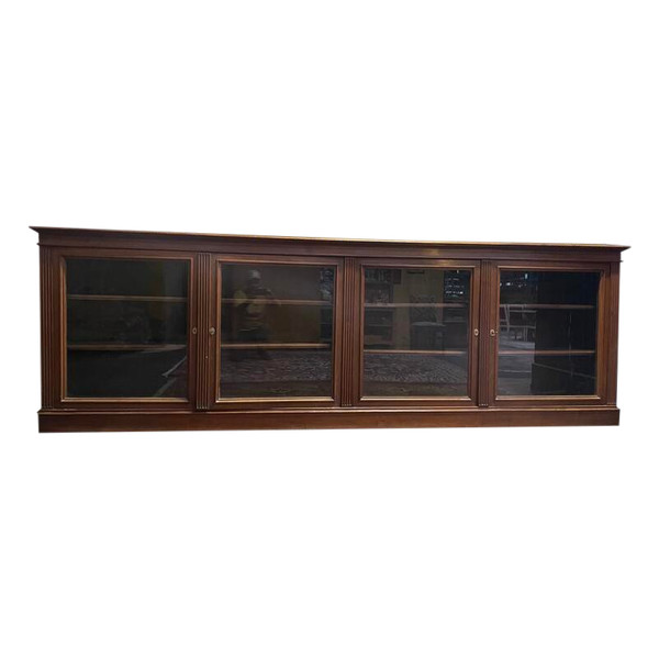 Walnut sideboard - Trade furniture / Napoleon III display cabinet