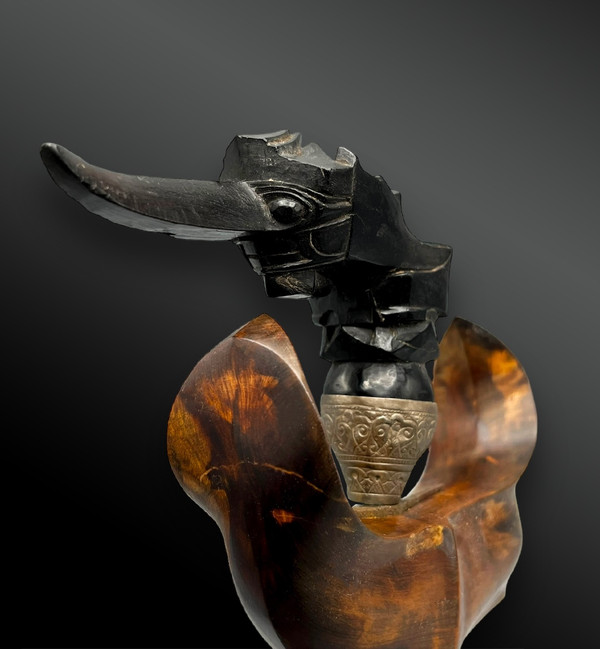  Coltello "King Fischer" tipo Kris o Kriss - Malaysia / Thailandia - XIX secolo
