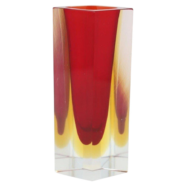 vaso artistico, vetro di Murano anni '70
