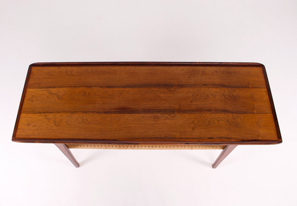 Table basse danoise en palissandre Møbelintarsia .