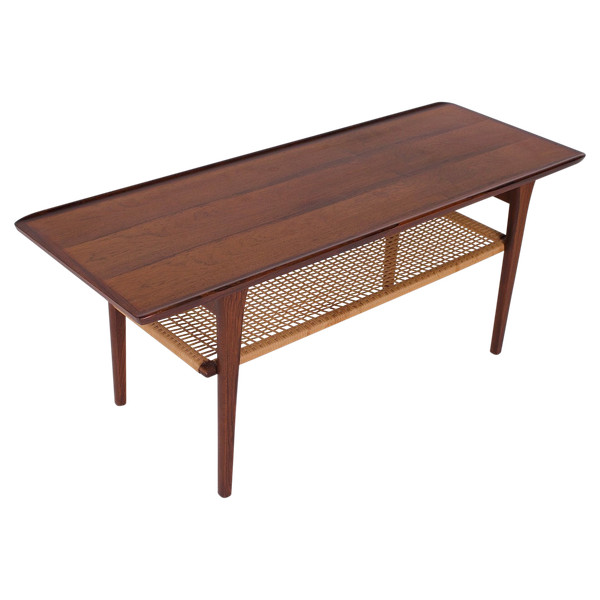 Table basse danoise en palissandre Møbelintarsia .