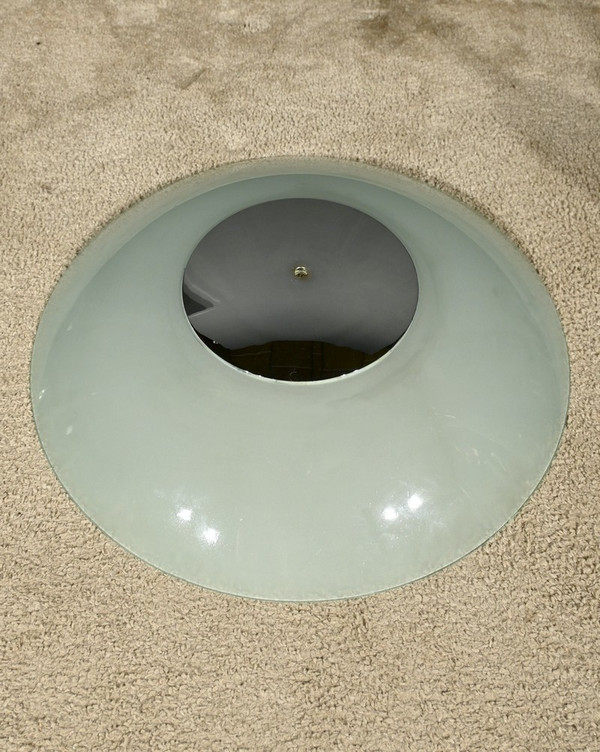 Lampada in onice e cromo, Art Déco - 1930