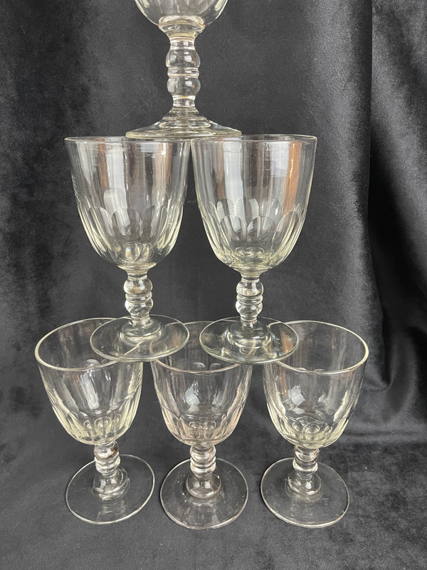 Set di 6 bicchieri Baccarat Médicis