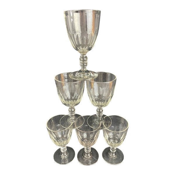 Set di 6 bicchieri Baccarat Médicis