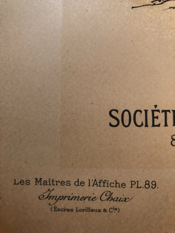 Maitres de l'affiche planche 89 Fête de charité par Jules Chéret 1897