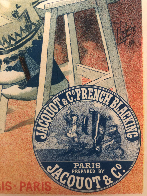 Maitres de l'affiche plate 90 Cirage Jacquot by Lucien Lefevre 1897