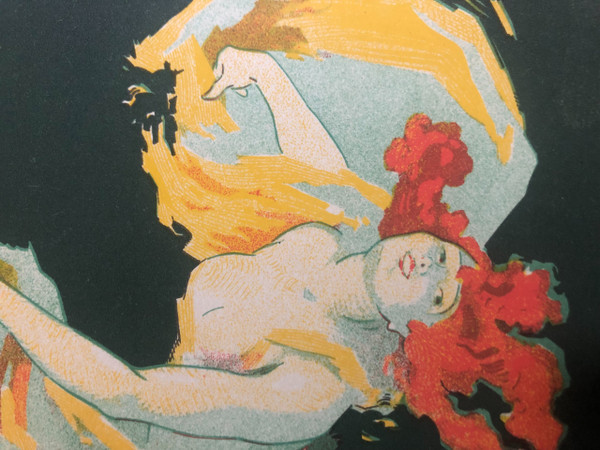 Maitres de l'affiche planche 73 La LoÏe Fuller Folies Bergère  par Jules Chéret  1897