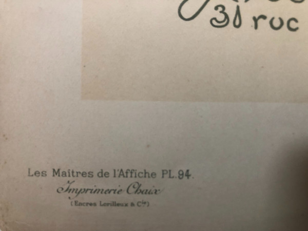 Masters of the poster plate 74 Salon des Cent XXème exhibition by Alphonse Mucha 1897