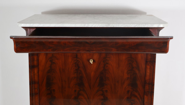 Louis Philippe period flamed mahogany writing desk