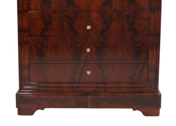  Louis Philippe period flamed mahogany writing desk