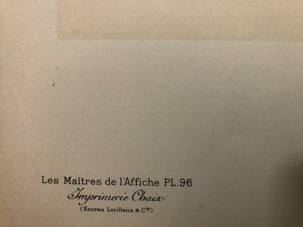 maitres de l'affiche planche 96 The Gay Parisienne par Ellis Hyland 1897