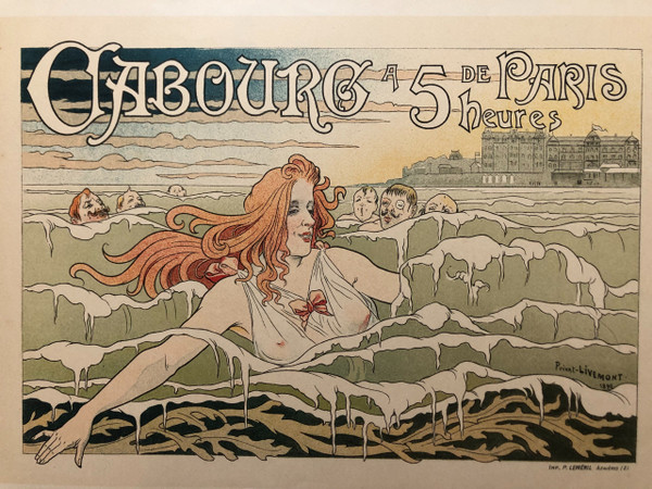 Masters of the poster plate 96 Cabourg by Henri Privat-Livemont 1897