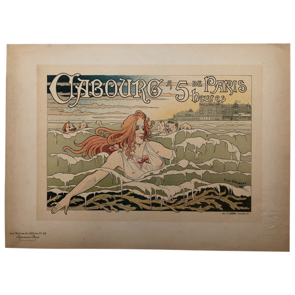 Masters of the poster plate 96 Cabourg by Henri Privat-Livemont 1897