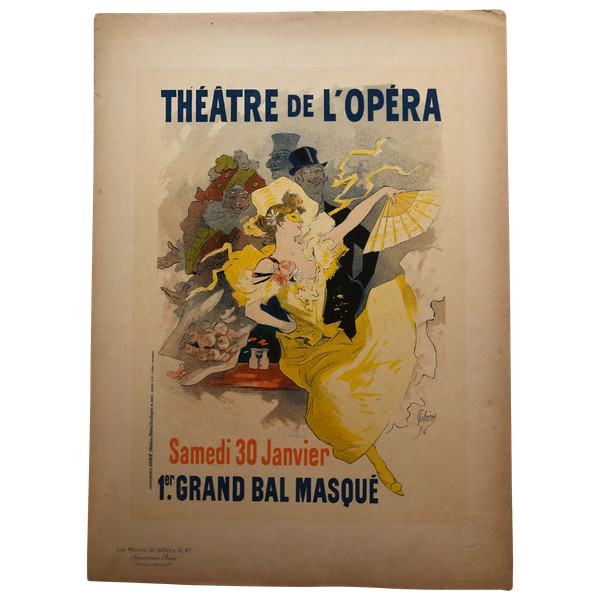 Maitres de l'affiche planche 57 Théâtre de l'Opéra par Jules Chéret 1897