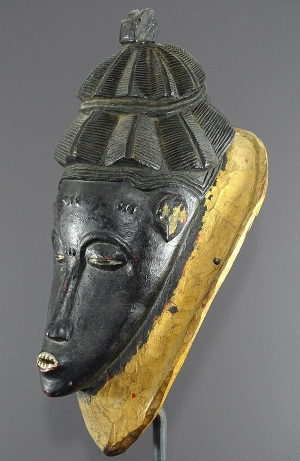 Côte D’ivoire, Peuple Gouro, Années 1940/1950, Masque De Danse Féminin « Gu ».