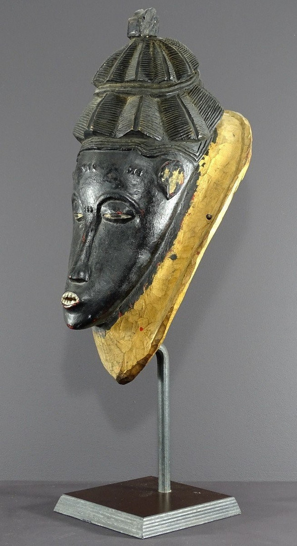 Côte D’ivoire, Peuple Gouro, Années 1940/1950, Masque De Danse Féminin « Gu ».