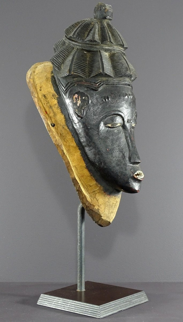 Côte D’ivoire, Peuple Gouro, Années 1940/1950, Masque De Danse Féminin « Gu ».