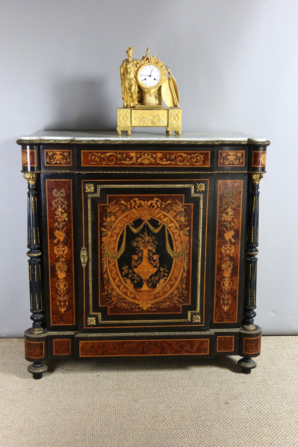 Buffet d'appui en marqueterie XIXème siècle