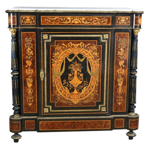 Buffet d'appui en marqueterie XIXème siècle
