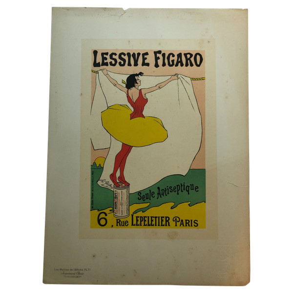 Maitres de l'affiche plate 71 Figaro laundry by Leo Gausson 1897