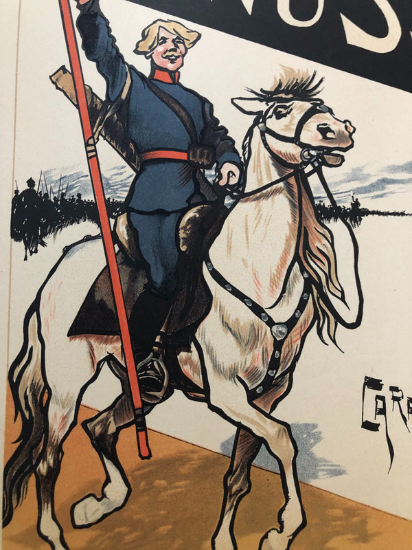 maitres de l'affiche planche 70 L'exposition Russe par Caran d'Ache 1897