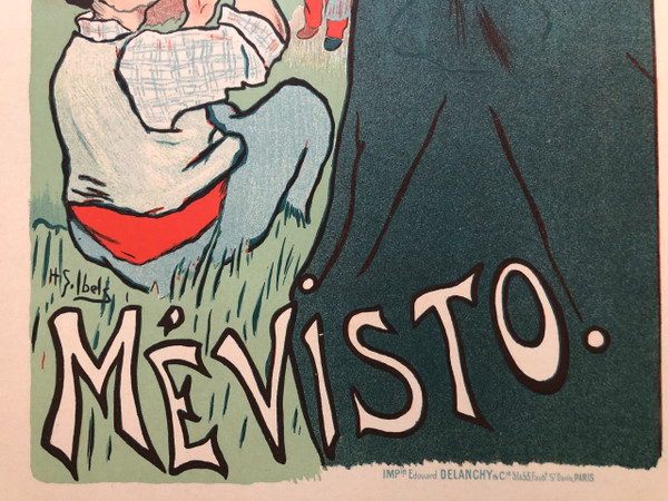 Maitres de l'affiche planche 78 Mevisto par H.G. Ibels 1897