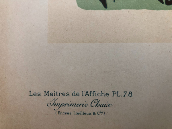 Maitres de l'affiche planche 78 Mevisto par H.G. Ibels 1897