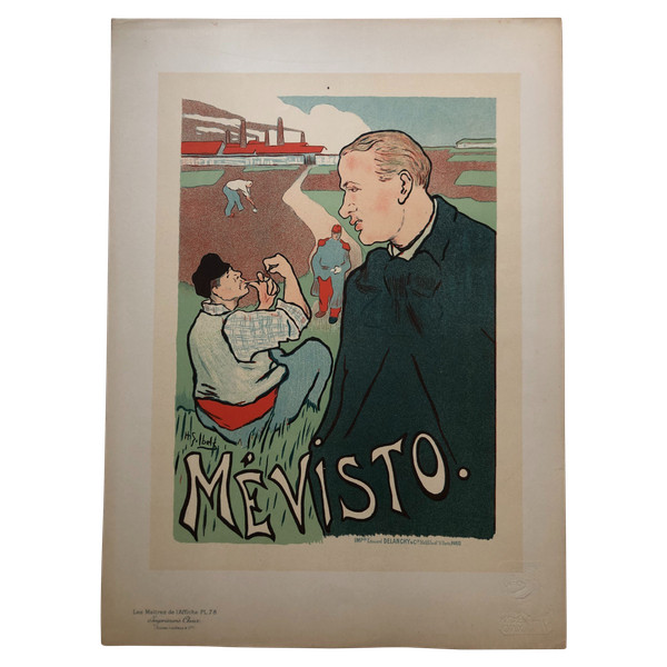 Maitres de l'affiche planche 78 Mevisto par H.G. Ibels 1897