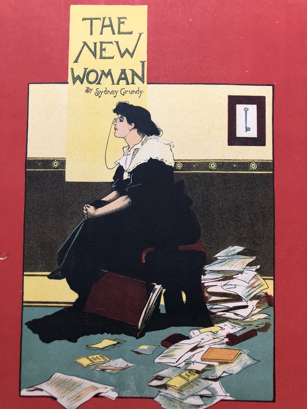 maitres de l'affiche planche 79 The New Woman par H.G. Morrow 1897