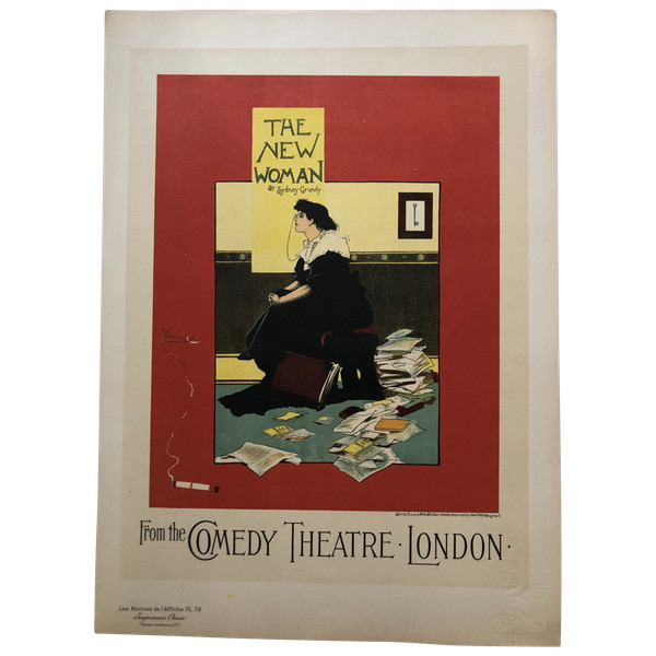 maitres de l'affiche planche 79 The New Woman par H.G. Morrow 1897