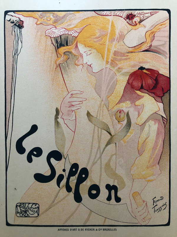 Masters of the poster plate 80 Le Sillon by Fernand Toussaint 1897