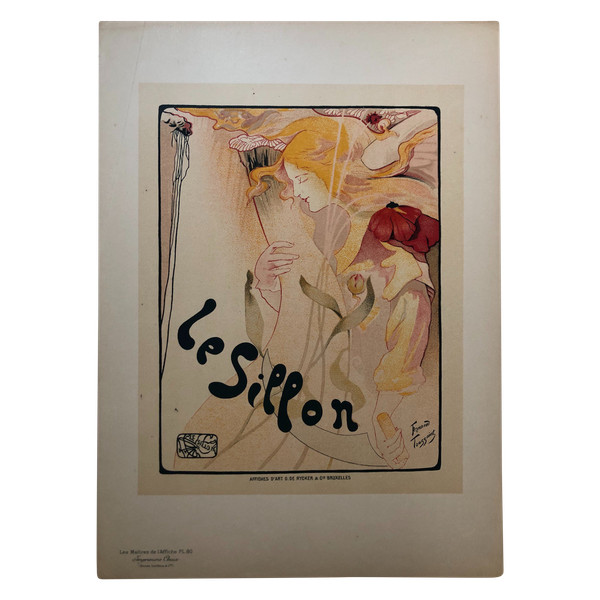 Masters of the poster plate 80 Le Sillon by Fernand Toussaint 1897