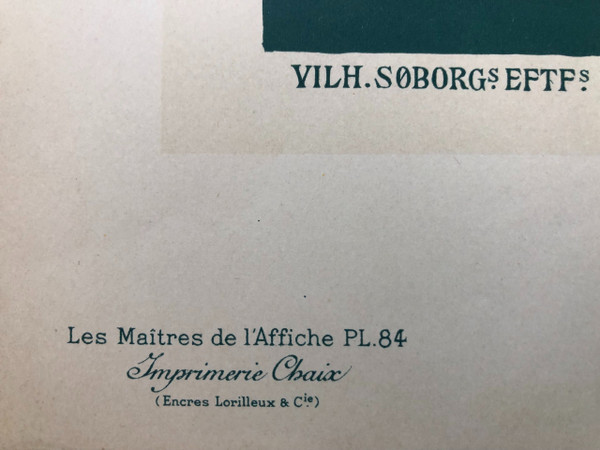 Maitres de l'affiche piatto 84 Reklame Plakater di Paul Fischer 1897