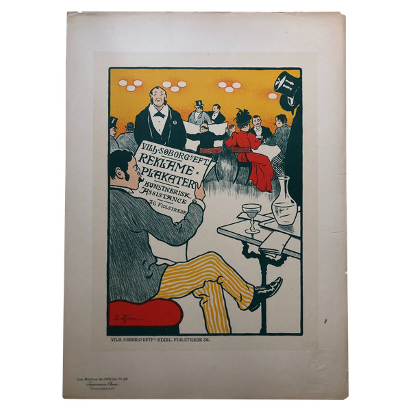 Maitres de l'affiche piatto 84 Reklame Plakater di Paul Fischer 1897
