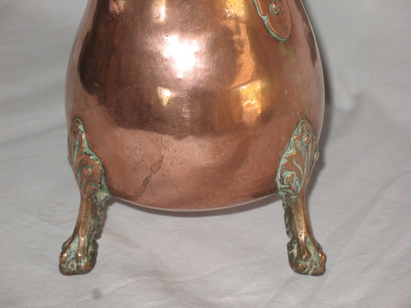 Coccodrillo in rame del XIX secolo