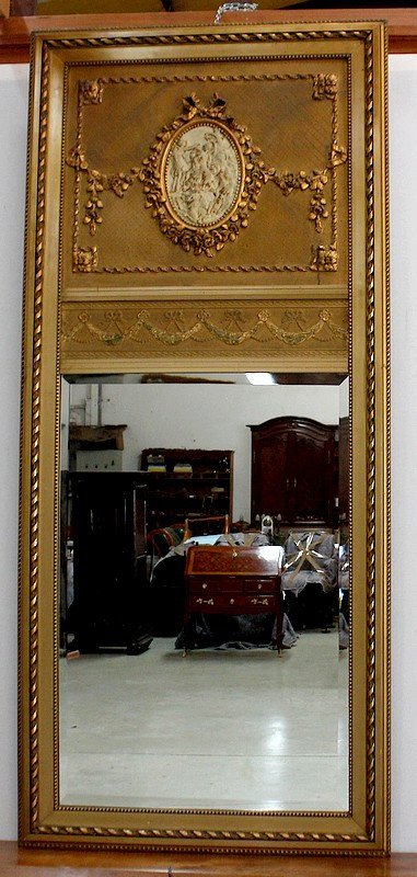 Trumeau mirror, Louis XVI style – 1900