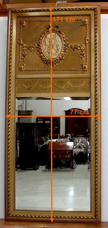 Trumeau mirror, Louis XVI style – 1900