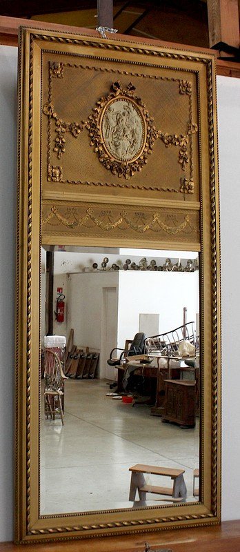 Trumeau mirror, Louis XVI style – 1900