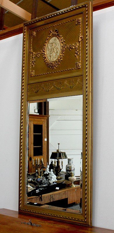 Trumeau mirror, Louis XVI style – 1900