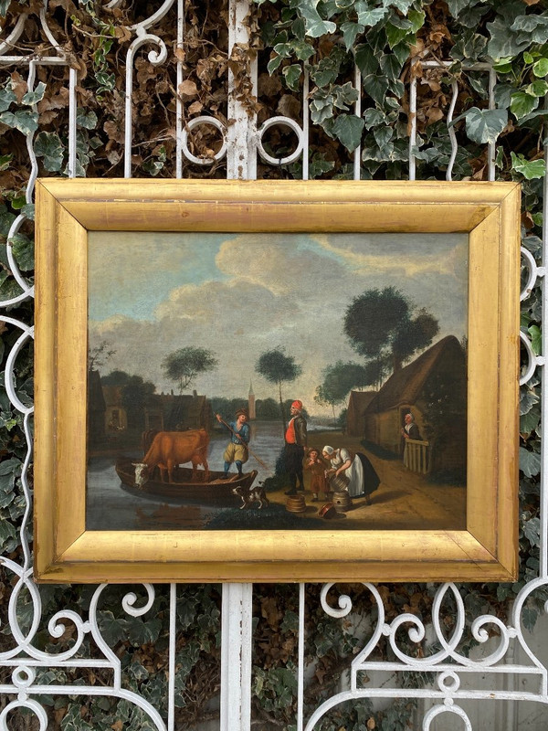 Grand Tableau Hollandais XIXème