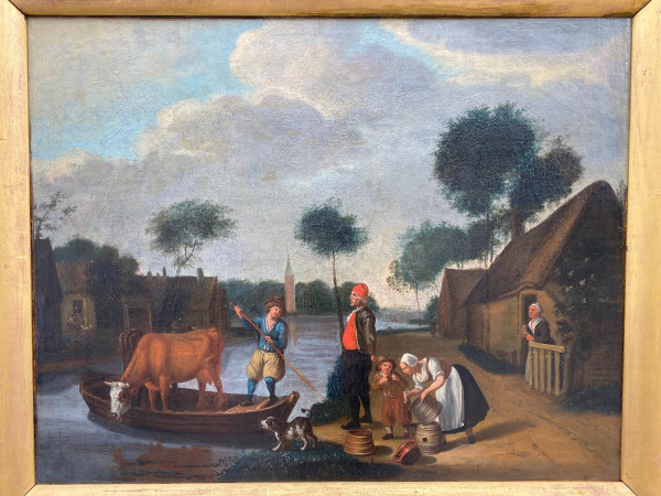 Grand Tableau Hollandais XIXème