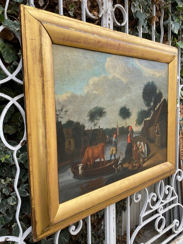 Grand Tableau Hollandais XIXème