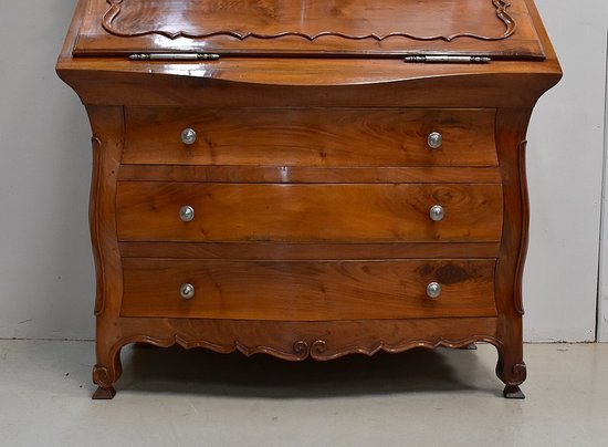 Scriban - Port Library, in Solid Walnut, Two Bodies - Eighteenth