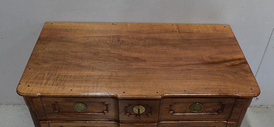 Crossbow Commode in Solid Blond Walnut, Transition Period Louis XV - Louis XVI - XVIIIth