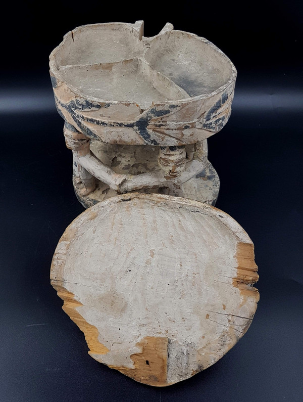 Scatola per divinazione "opon Igede Ifa", Yoruba, Benin o Nigeria