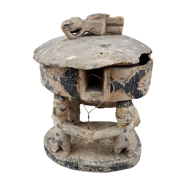 Scatola per divinazione "opon Igede Ifa", Yoruba, Benin o Nigeria