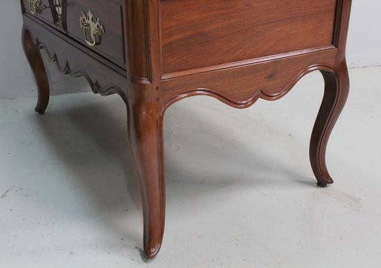 Bureau de pente Louis XV d'Armateur en Acajou - Région Nantaise  XVIIIe