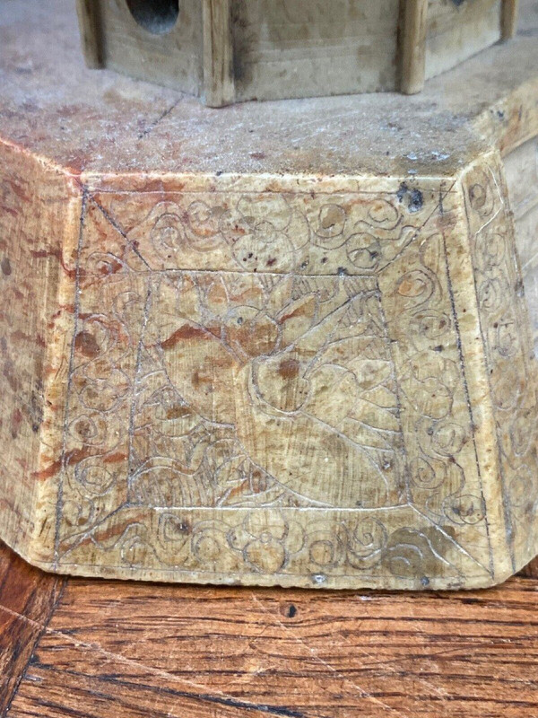 Pietre dure che rappresentano le pagode della Cina del XIX secolo