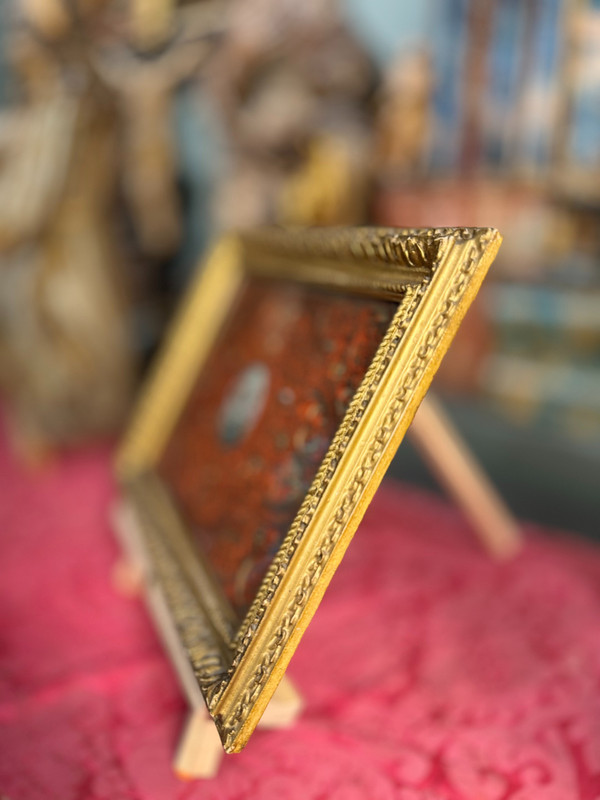 Reliquary Paperolles Painting - 18th century