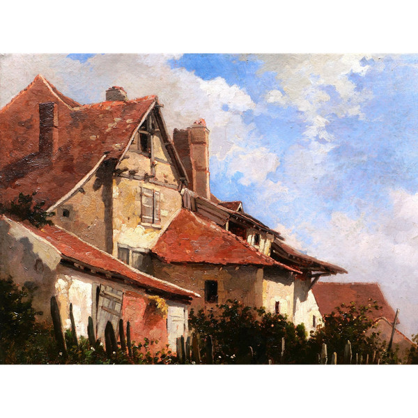 Scuola FRANCESE nel 1873, Case a Châtillon